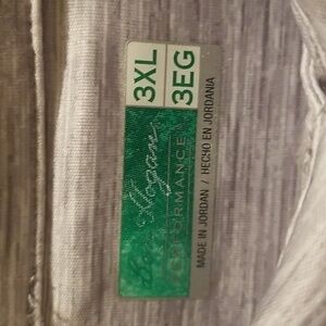 Ben Hogan Size 3XL Color: Gray W/Yellow Trim Material: lite Dry Fit